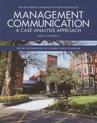 Book cover for Management Communication: A Case-Analysis Approach