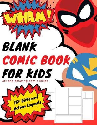 Book cover for Blank Comic Book for Kids