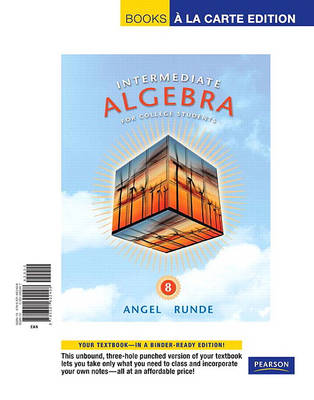 Book cover for Intermediate Algebra for College Students, Books a la Carte Edition