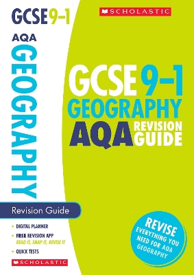 Cover of Geography Revision Guide for AQA