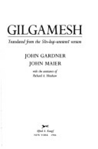 Cover of Gilgamesh