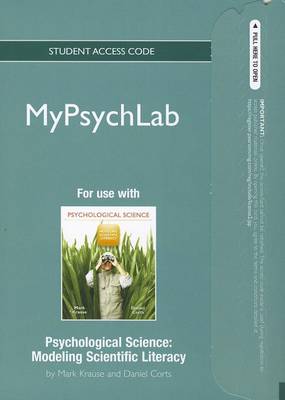 Book cover for NEW MyLab Psychology  without Pearson eText -- Standalone Access Card -- for Psychological Science