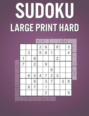 Book cover for Sudoku Large Print Hard