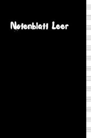 Cover of Notenblatt Leer