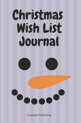 Book cover for Christmas Wish List Journal