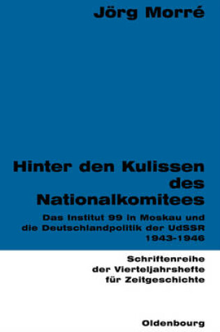 Cover of Hinter Den Kulissen Des Nationalkomitees