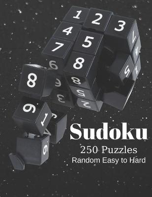 Book cover for Sudoku 250 Puzzles Random Easy To Hard