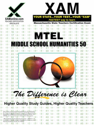 Cover of MTEL Middle School Humanities 50