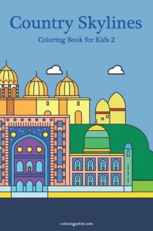 Cover of Country Skylines Coloring Book for Kids 2