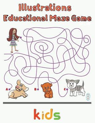 Book cover for Illustrator Educational Maze Game Kids