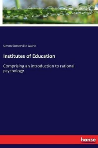 Cover of Institutes of Education