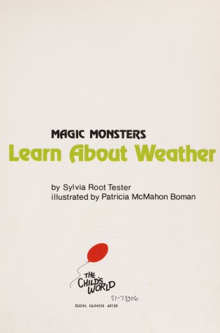 Cover of Magic Monsters Learn about Weather