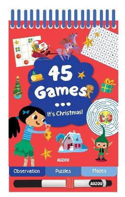 Book cover for 45 Games it's Christmas