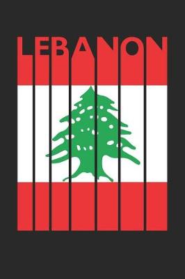 Book cover for Vintage Lebanon Notebook - Retro Lebanon Planner - Lebanese Flag Diary - Lebanon Travel Journal