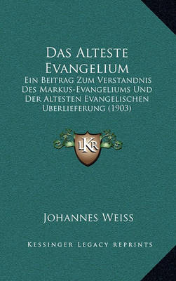 Book cover for Das Alteste Evangelium