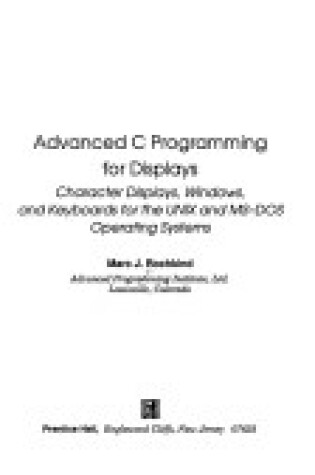 Cover of Advanced Programming Displays