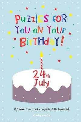 Book cover for Puzzles for you on your Birthday - 24th July