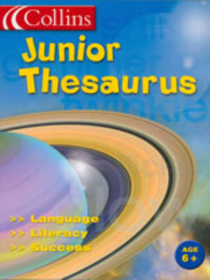 Book cover for Collins Junior Thesaurus