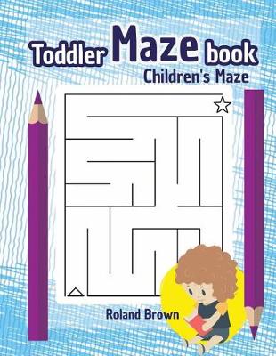 Book cover for Toddler Maze Book