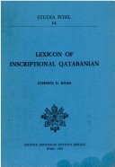 Book cover for Lexicon of Inscriptional Qatabanian