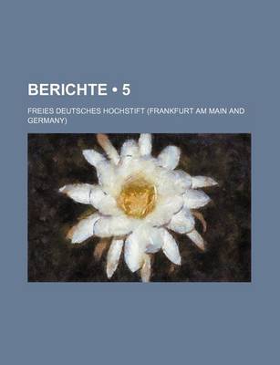 Book cover for Berichte (5)