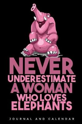 Book cover for Never Underestimate a Woman Who Loves Elephants