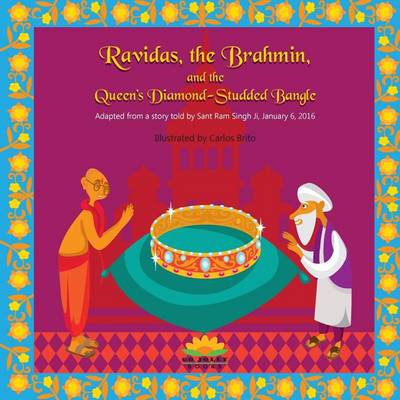 Book cover for Ravidas, the Brahmin, and the Queen's Diamond-Studded Bangle