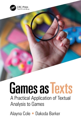Book cover for Games as Texts