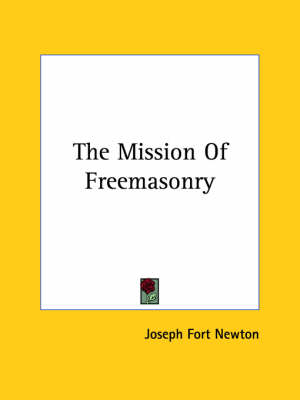 Book cover for The Mission of Freemasonry