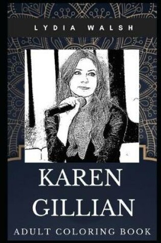 Cover of Karen Gillian Adult Coloring Book