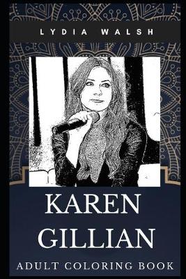 Book cover for Karen Gillian Adult Coloring Book