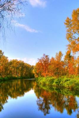 Book cover for Picturesque Autumn Landscape of a Stream in Virginia