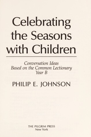 Cover of Celebrating the Seasons with Children