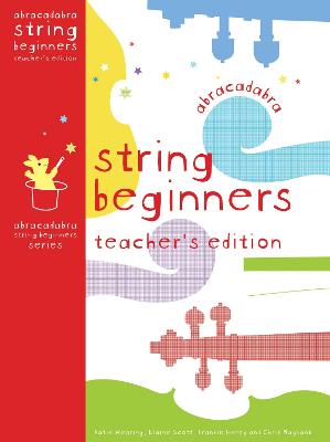 Book cover for Abracadabra String Beginners Teacher's Edition