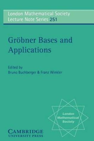 Cover of Grobner Bases and Applications