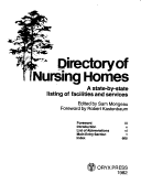 Book cover for Directory of Nursing Homes