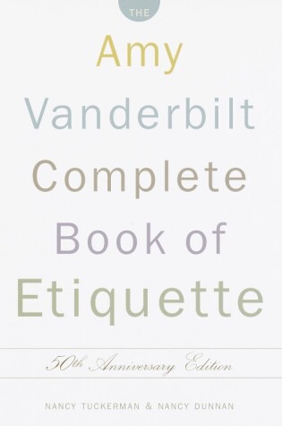 Cover of The Amy Vanderbilt Complete Book of Etiquette