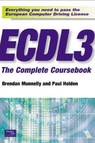 Cover of ECDL 3 The Complete Coursebook