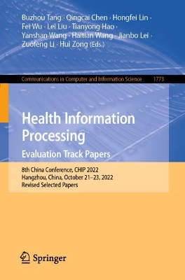 Cover of Health Information Processing. Evaluation Track Papers