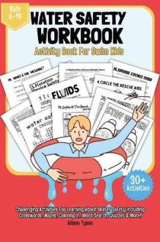 Cover of Water Safety Workbook & Activity Book For Swim Kids