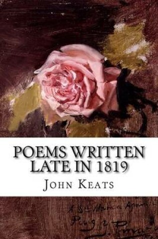 Cover of Poems Written Late in 1819