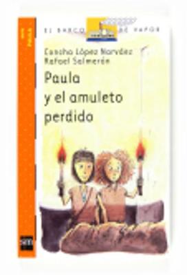 Book cover for Paula y el amuleto perdido