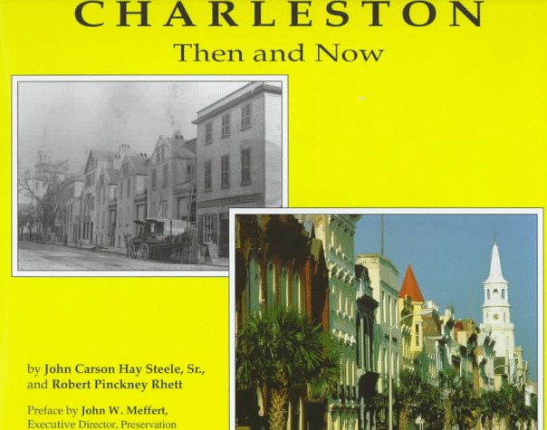 Book cover for Charleston Then and Now