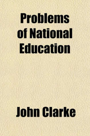 Cover of Problems of National Education