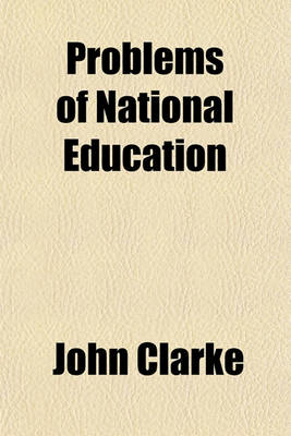 Book cover for Problems of National Education