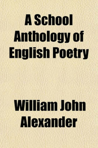 Cover of A School Anthology of English Poetry