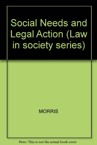 Book cover for Social Needs and Legal Action