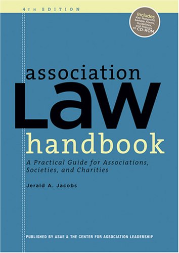 Book cover for Association Law Handbook