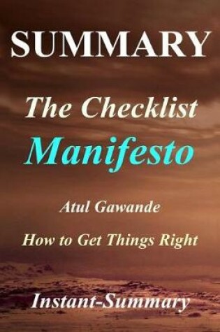 Cover of Summary - The Checklist Manifesto