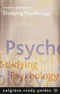 Book cover for Studying Psychology